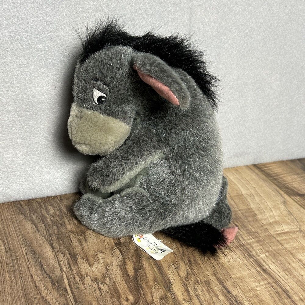 Eeyore Plush Walt Disney World Tag 8 in Stuffed Animal Detachable Tail